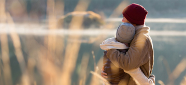 Ett par som illustrerar ett anhörigskap